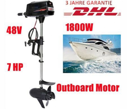 Bild zeigt: 1800W YUNRUX Elektro-Bootsmotor